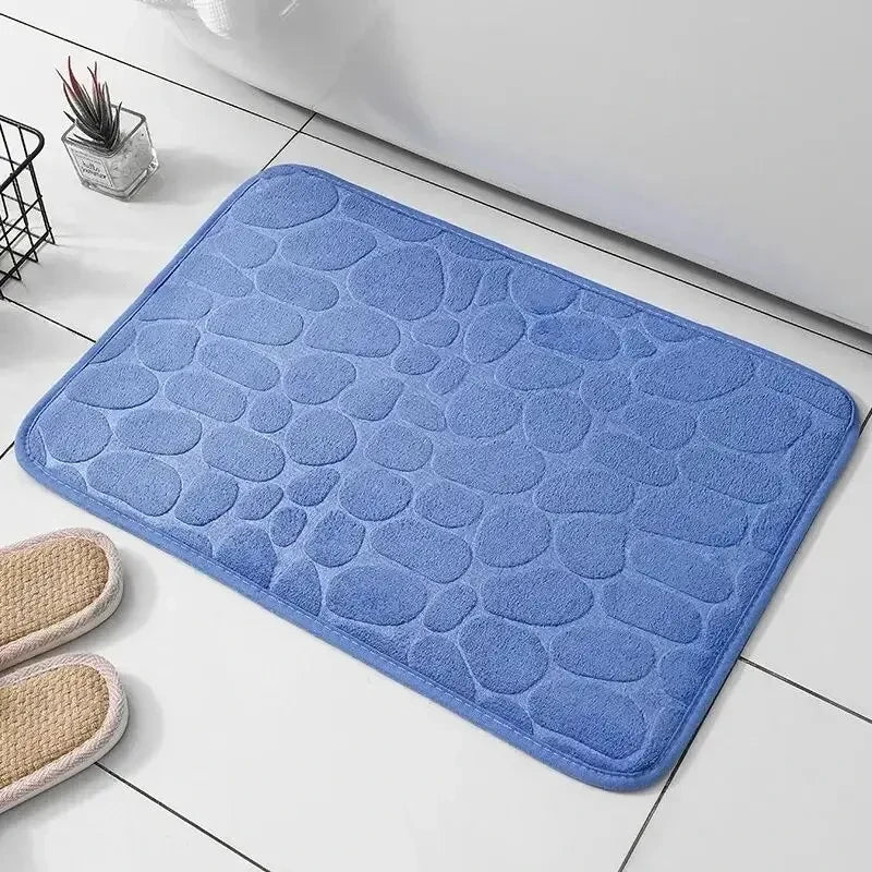 Embossed Pebble Bathroom Mat