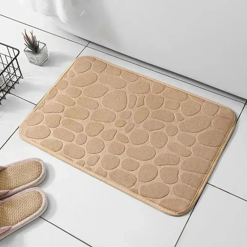 Embossed Pebble Bathroom Mat