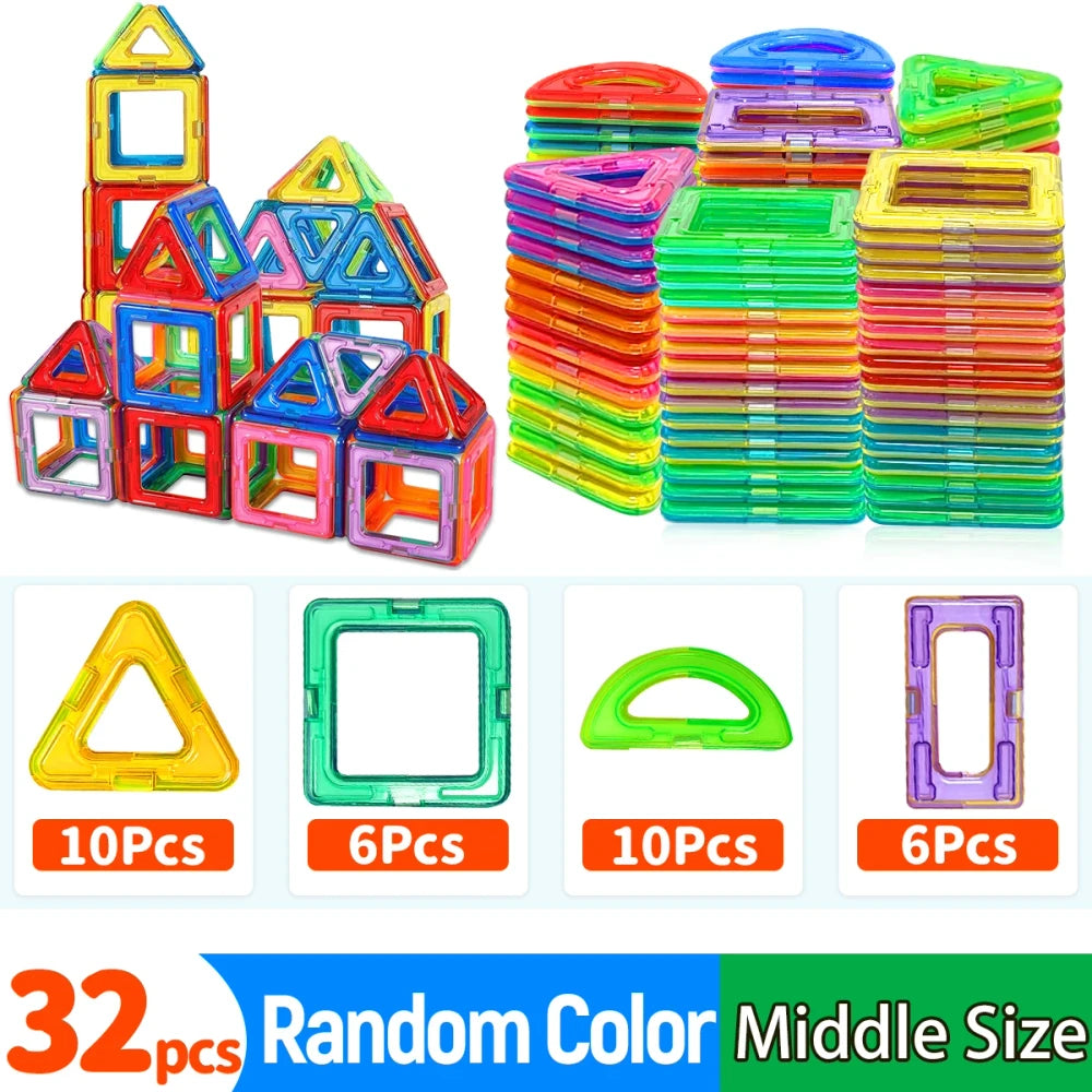 Magnetic Building Blocks Construction Set