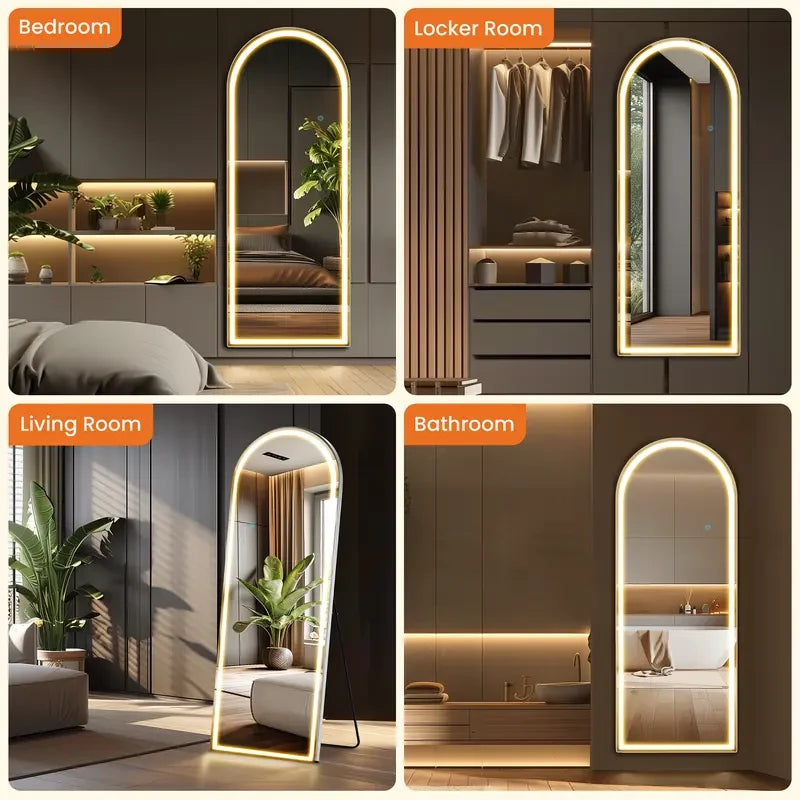 Full Length LED Floor Mirror