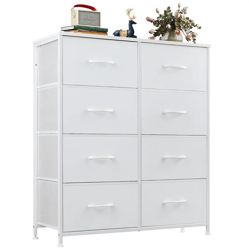 Eight Drawer Fabric Storage Chest