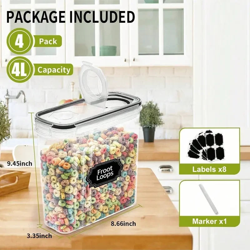 Airtight Cereal Storage Containers