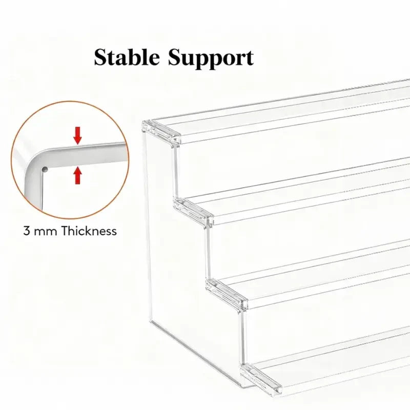 Clear Tiered Display Stand