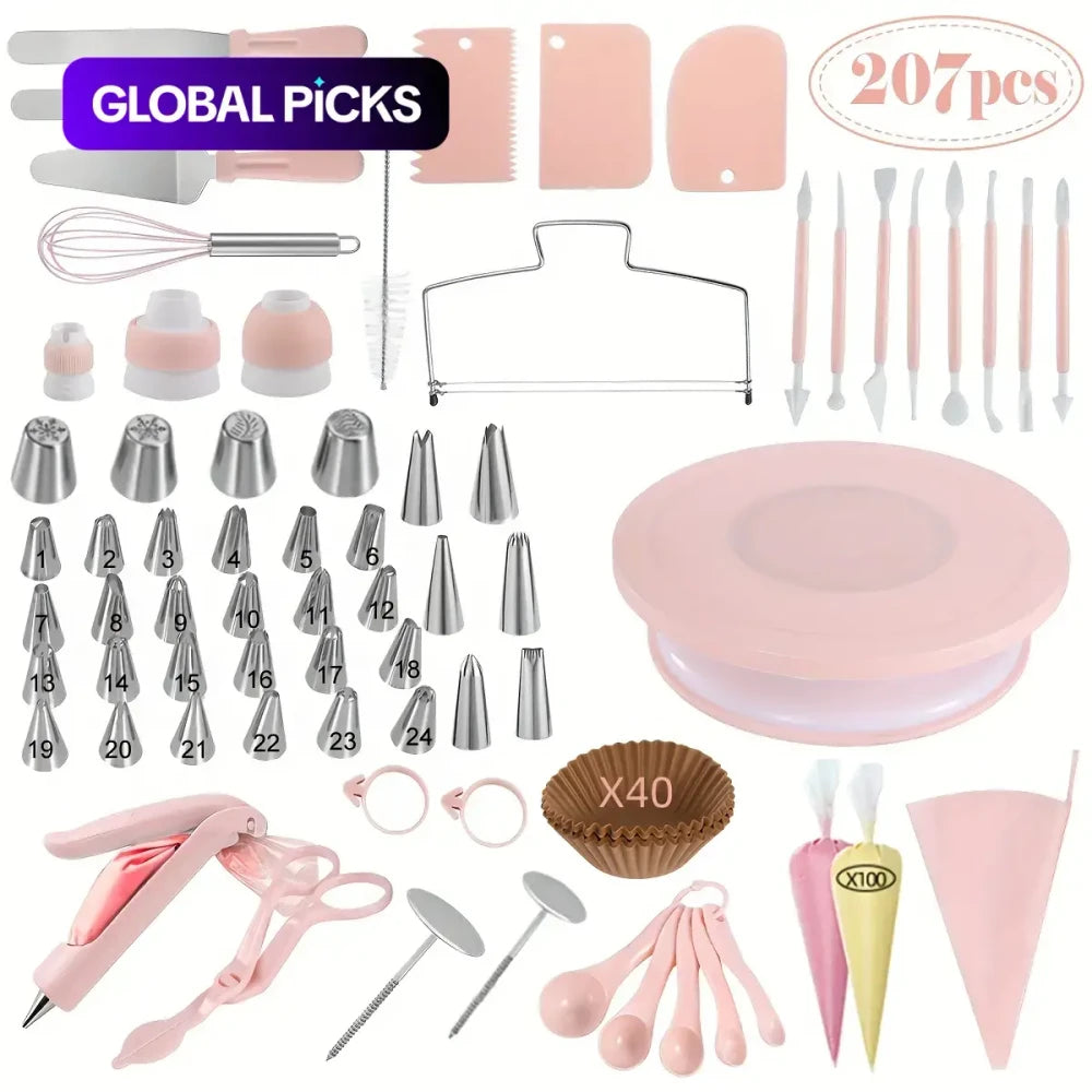 Comprehensive Cake Decorating Tool Set