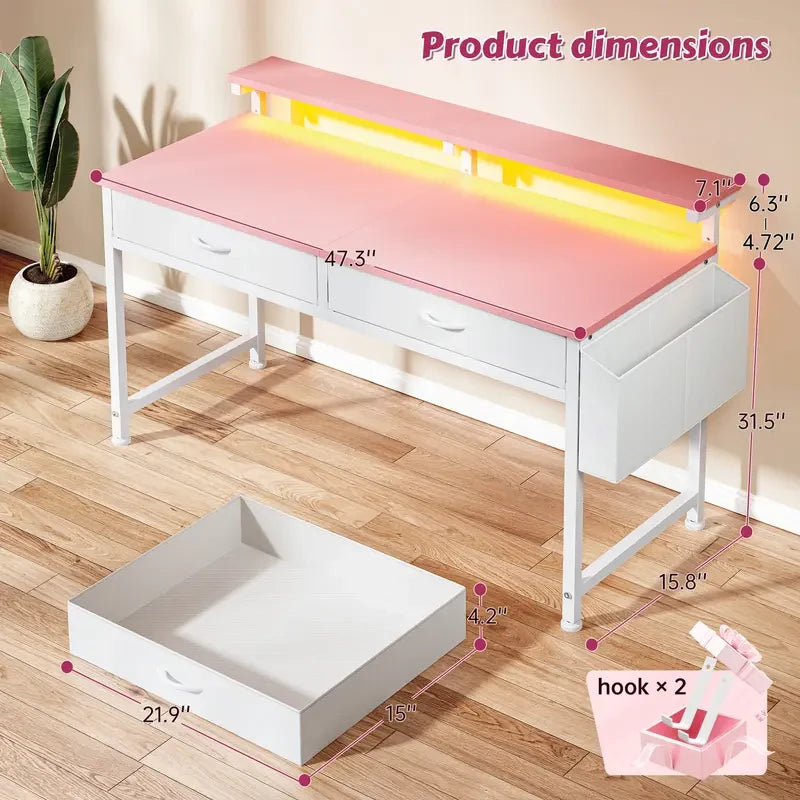 LED Vanity Writing Desk