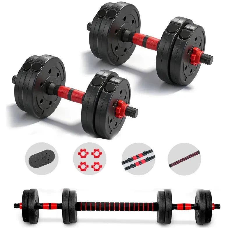 Adjustable Dumbbell Barbell Set