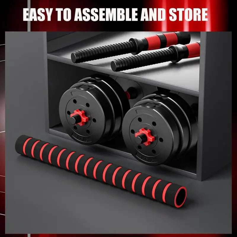 Adjustable Dumbbell Barbell Set