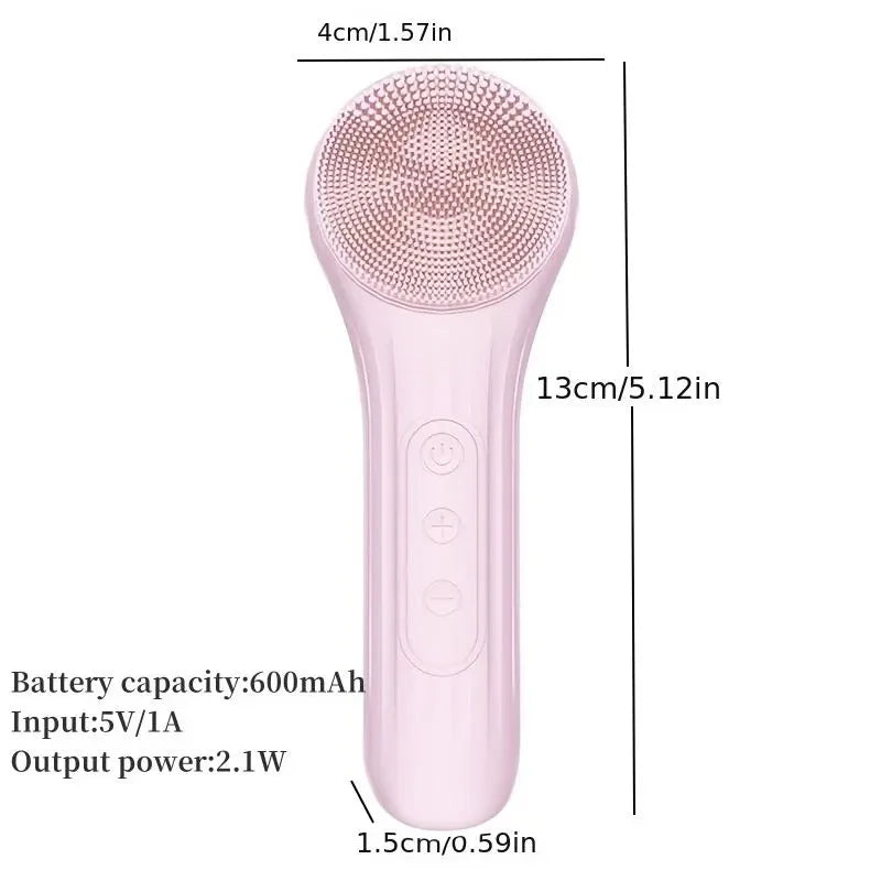 Heatable Electric Facial Cleansing Brush