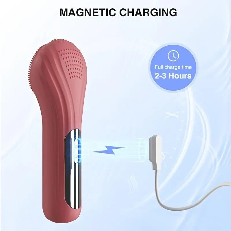 Heatable Electric Facial Cleansing Brush